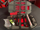 Used Inception Designs Twister Autococker Paintball Gun - Red Splash #128 w/4 Backs & 2 Tips