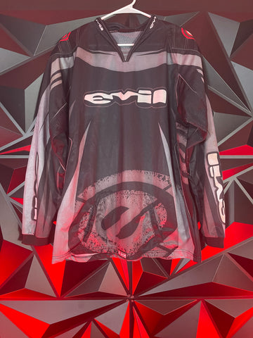 Used Evil Paintball Jersey - Black/Grey - Large