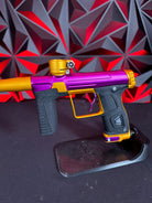 Used Planet Eclipse Gtek 170r Paintball Gun - Purple/Orange w/Infamous Deuce Trigger