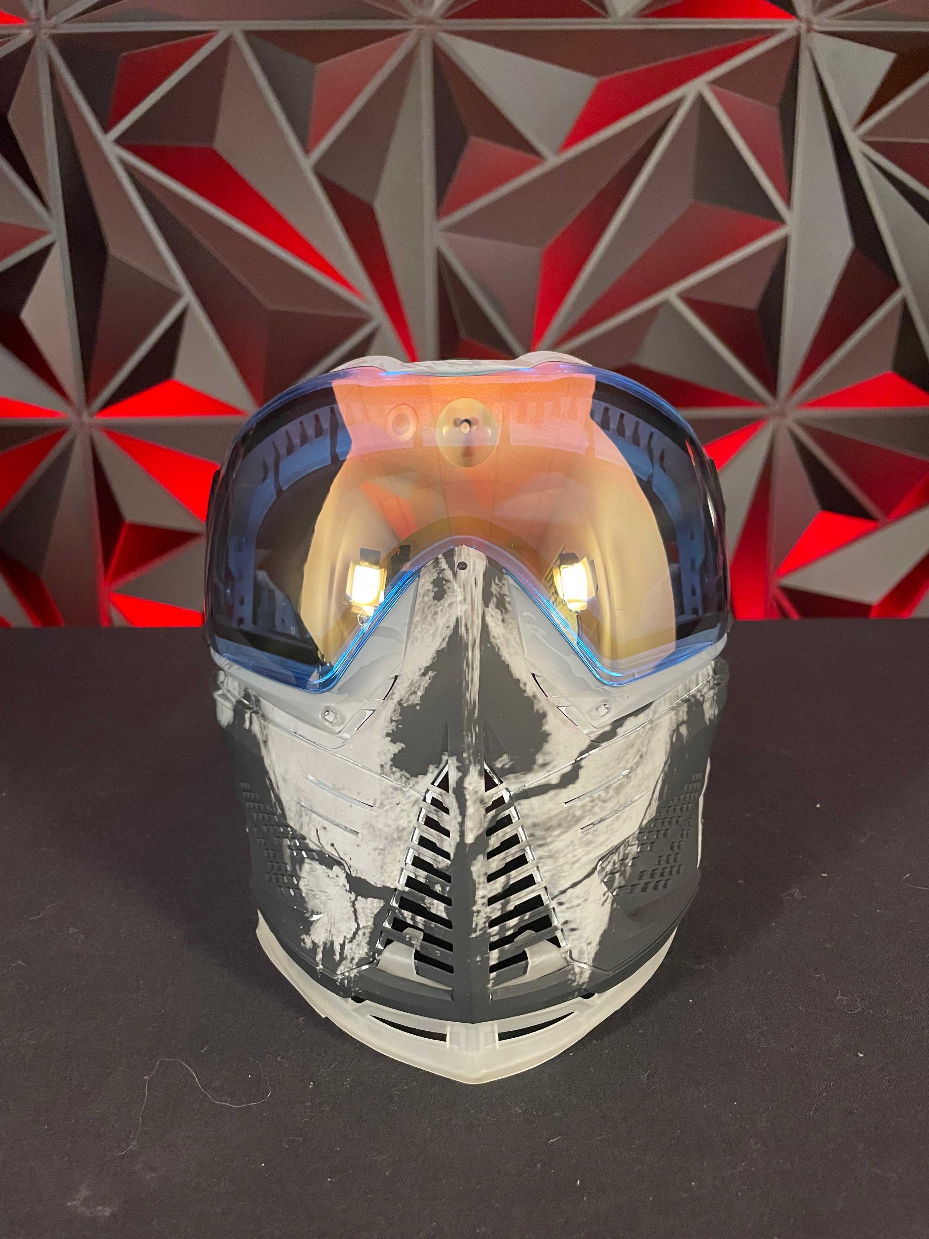 Used Infamous Push Ghost Skull LE Paintball Mask