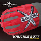 BNKR Bunker Kings Knuckle Butt Paintball Tank Cover - WKS Knife - Red