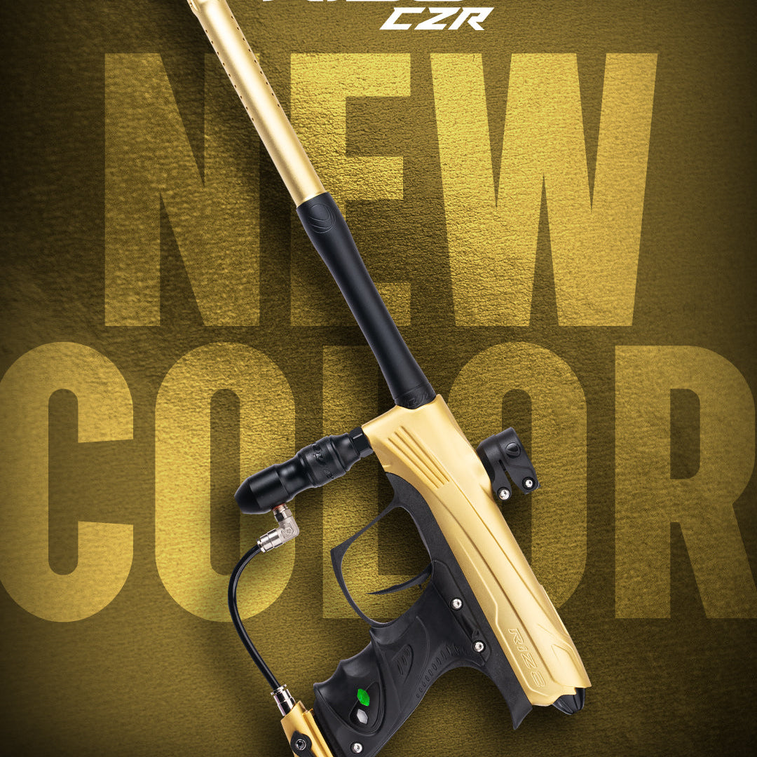 Dye CZR Electronic Paintball Gun - Gold