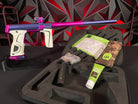 Used Planet Eclipse 170r Paintball Gun - Blue/Purple w/ Infamous Deuce Trigger & White Grip Kit