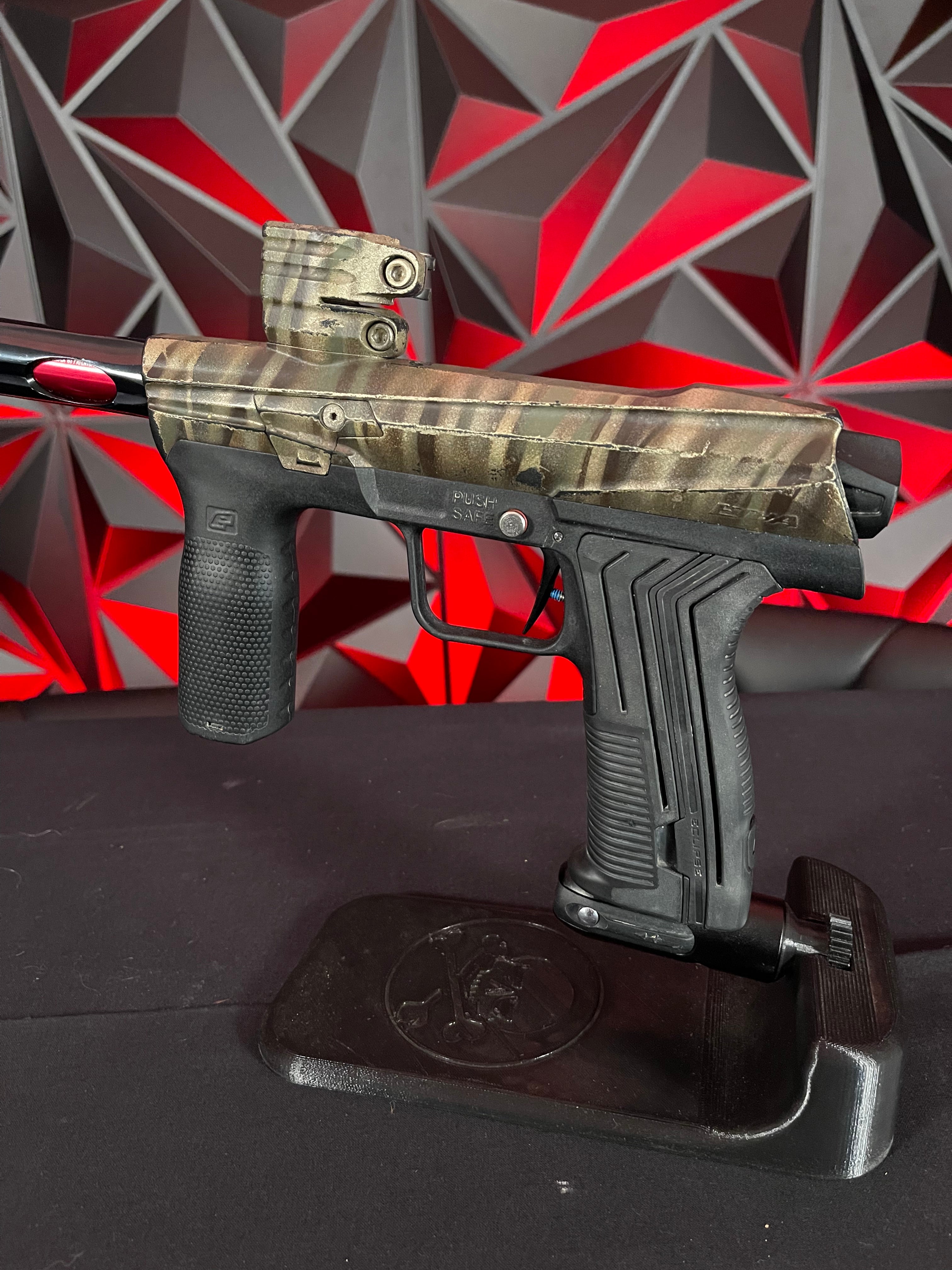 Freak System Used Planet Eclipse Etha 3M Paintball Marker - Tiger Camo w/Freak Barr ...