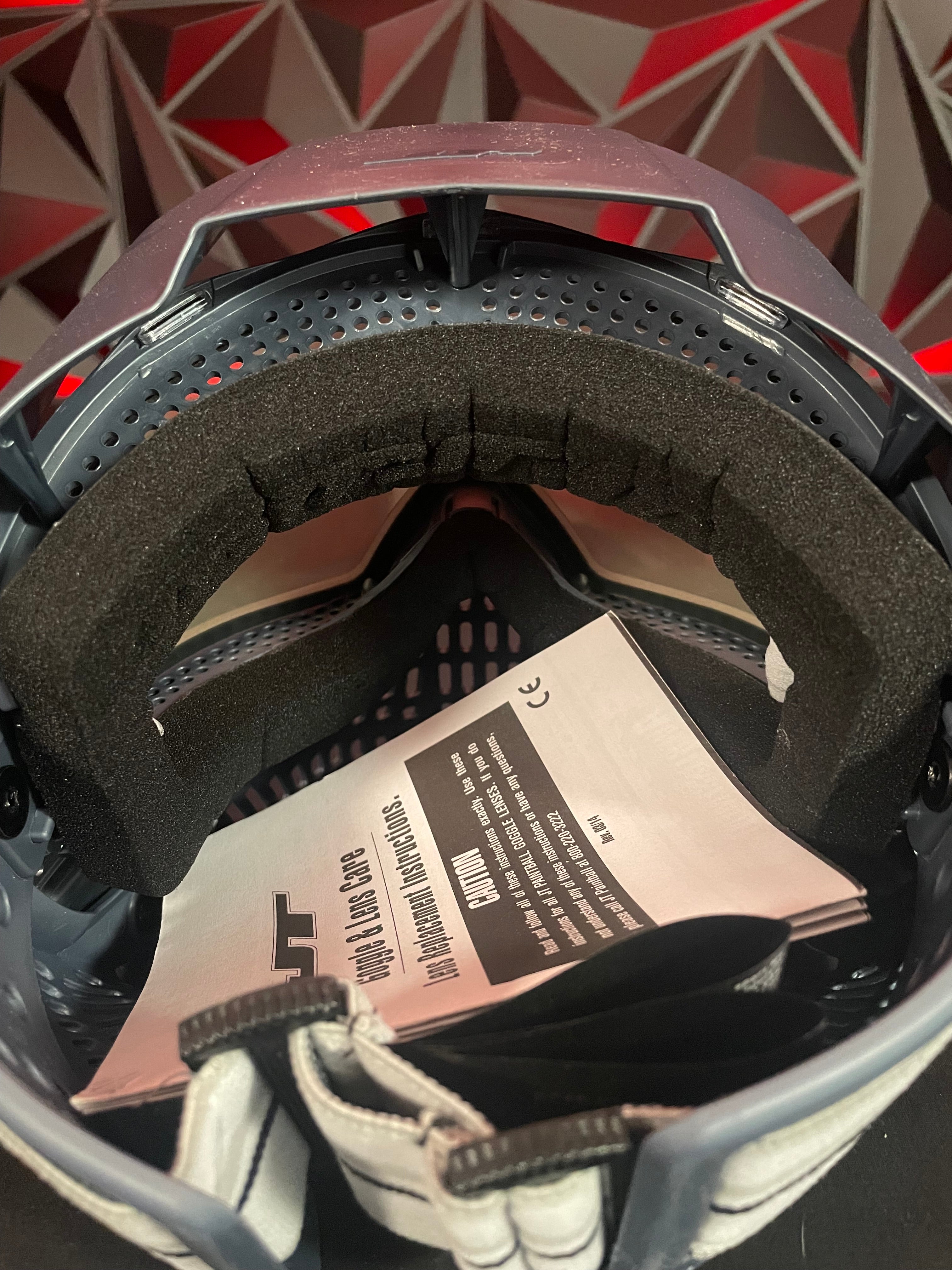 Used JT LE Proflex Paintball Mask - Blue Steel w/Clear Thermal Lens