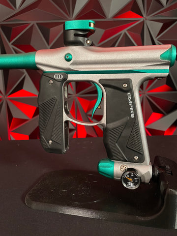 Used Empire Mini GS Paintball Gun - Grey/Teal