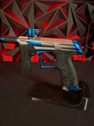 Used Planet Eclipse CS1.5 Paintball Gun - Grey/Blue w/ Infamous Deuce Trigger and IV Core