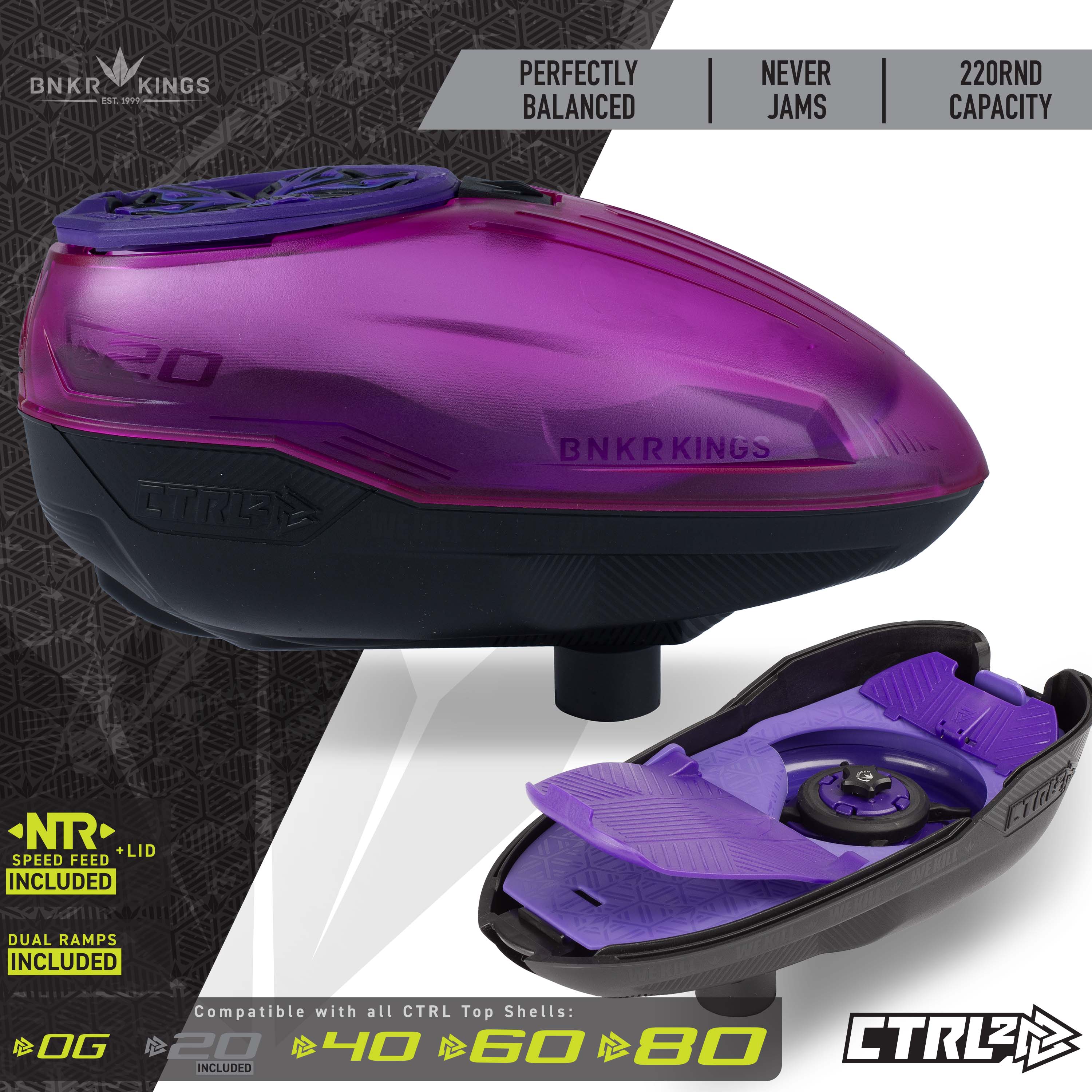 Bunkerkings CTRL 2 Loader - Choose Your Color! (PRE-ORDER) Purple Smoke