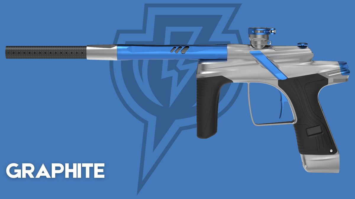 MacDev Cyborg X Paintball Marker - Graphite (Dust Grey/Teal) *PRE-ORDE