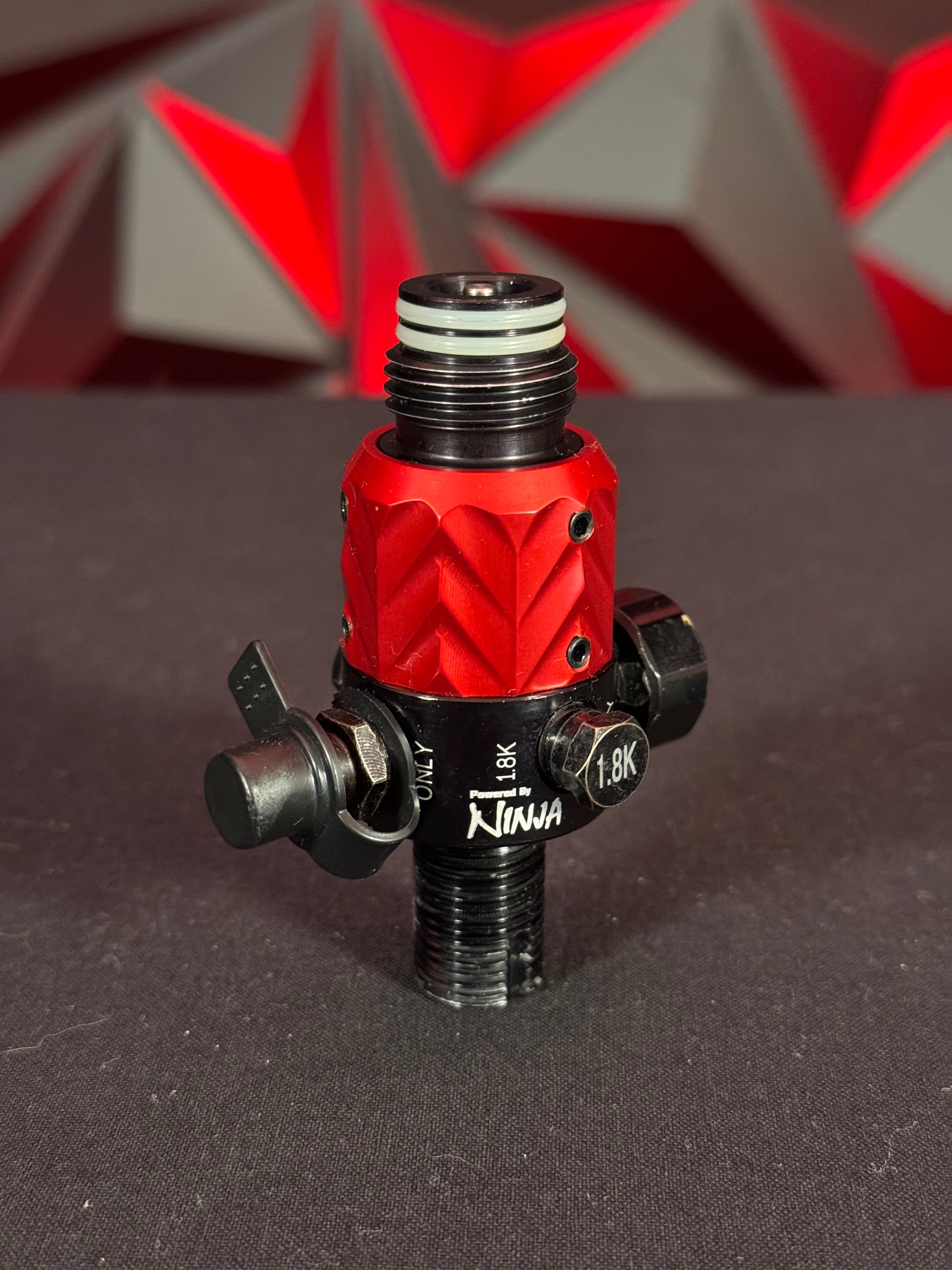 Used HK Army Aerolite Elite Pro Fossil Regulator - Red w/ HK Army Reg Case