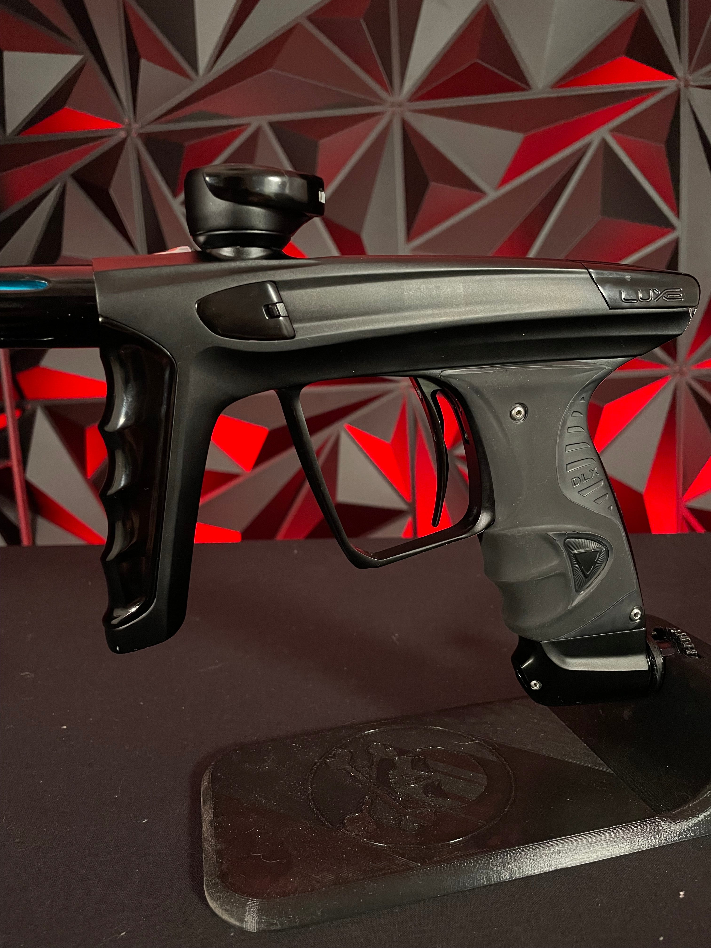 Used DLX Luxe X Paintball Gun - Dust Black/Gloss Black