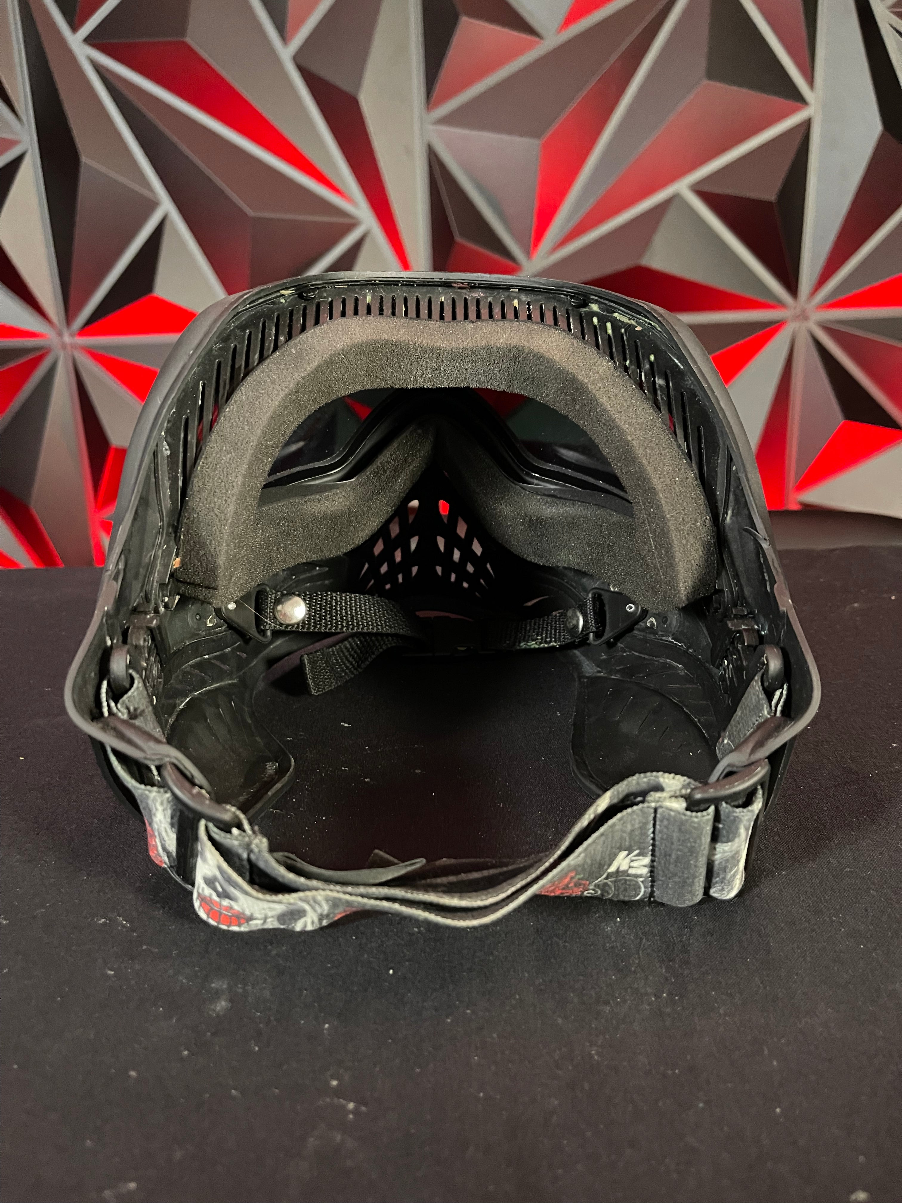 Used V-Force Grills Paintball Mask - Black w/ 2 lenses & 1 Visor