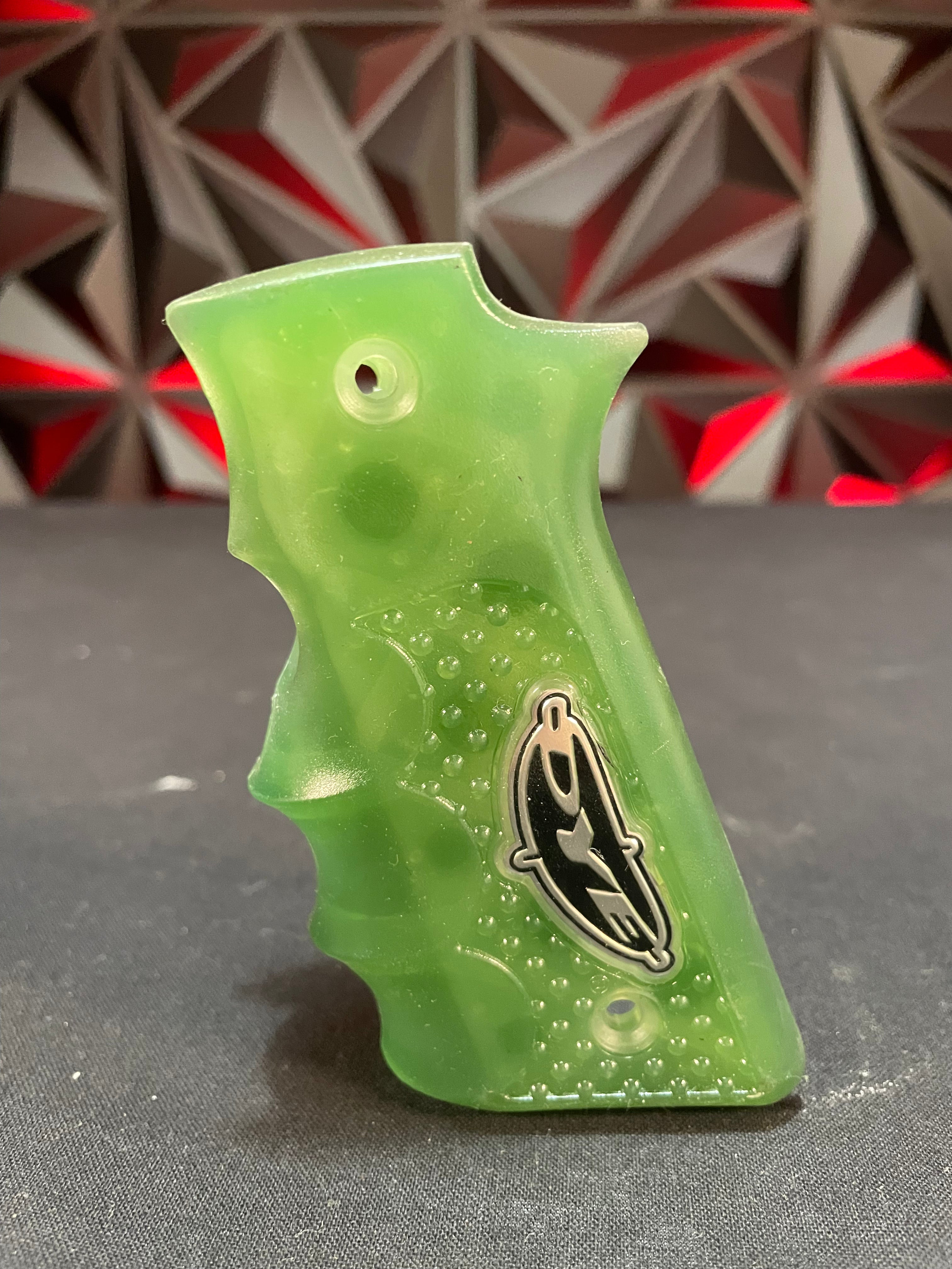 Used Dye Paintball Sticky Grip for 45 Frames - Green