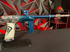 Field One Force Paintball Gun - Blake Yarber Blue Leopard Signature Series w/ Full Acculock Barrel Insert Kit (6 Inserts)