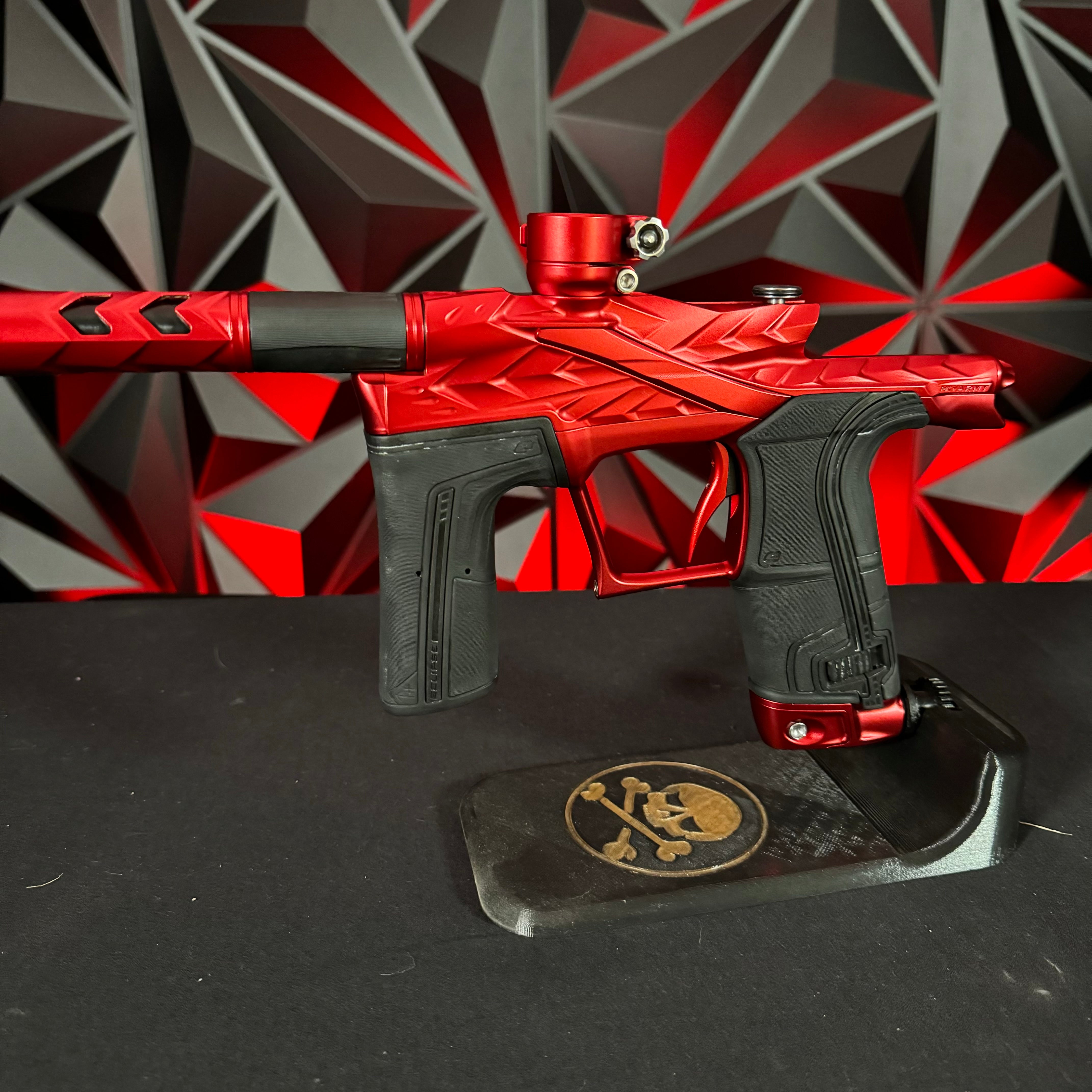 Used HK Army/Planet Eclipse LV2 Fossil Paintball Gun - Dust Red w/ Scy