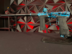 Used Planet Eclipse CS2 Paintball Gun - Dust Blue Shock Splash