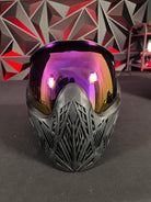 Used BNKR King CMD Paintball Mask - Black w/ 2 lenses, Exalt Goggle Case