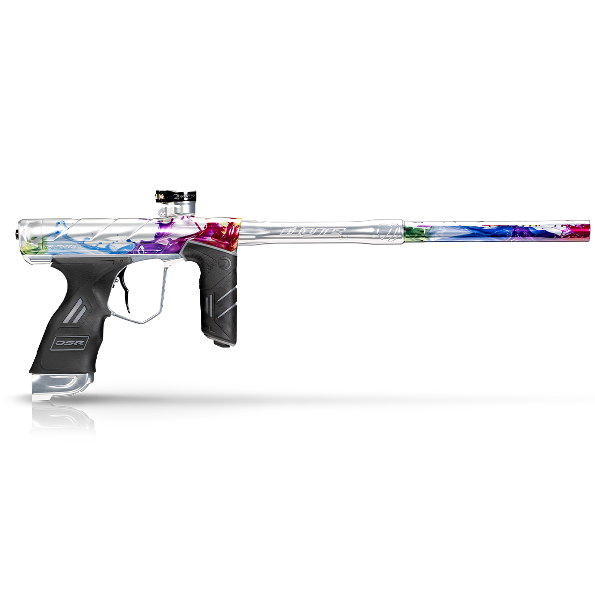 Dye DSR Pro Paintball Gun - PGA Color Splash (Polished) *Pre-Order*