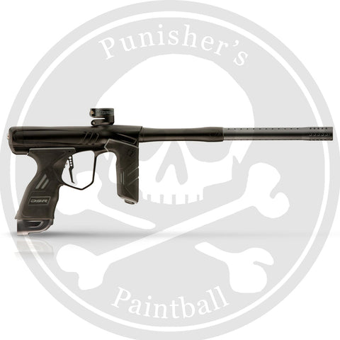 Dye DSR+ Paintball Gun - Polished Black / Dust Grey + FREE Dye LTR Loader
