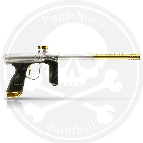 Dye DSR+ Paintball Gun - Dust Silver / Polished Gold + FREE Dye LTR Loader