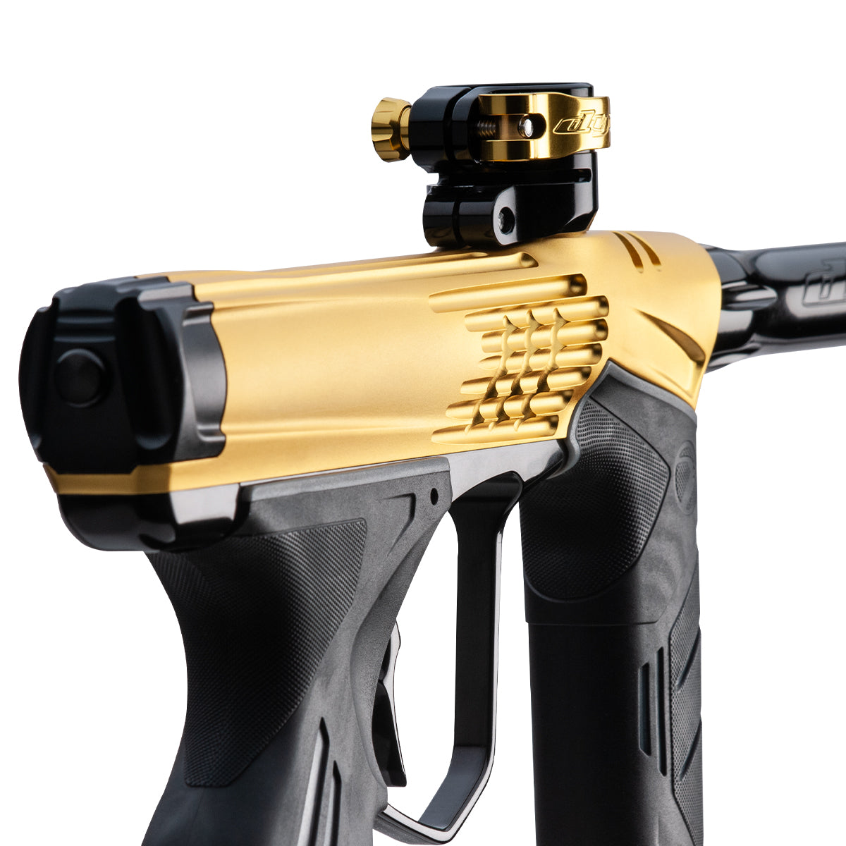 Dye DSR+ LE Icon Paintball Gun - 007 Gold/Black