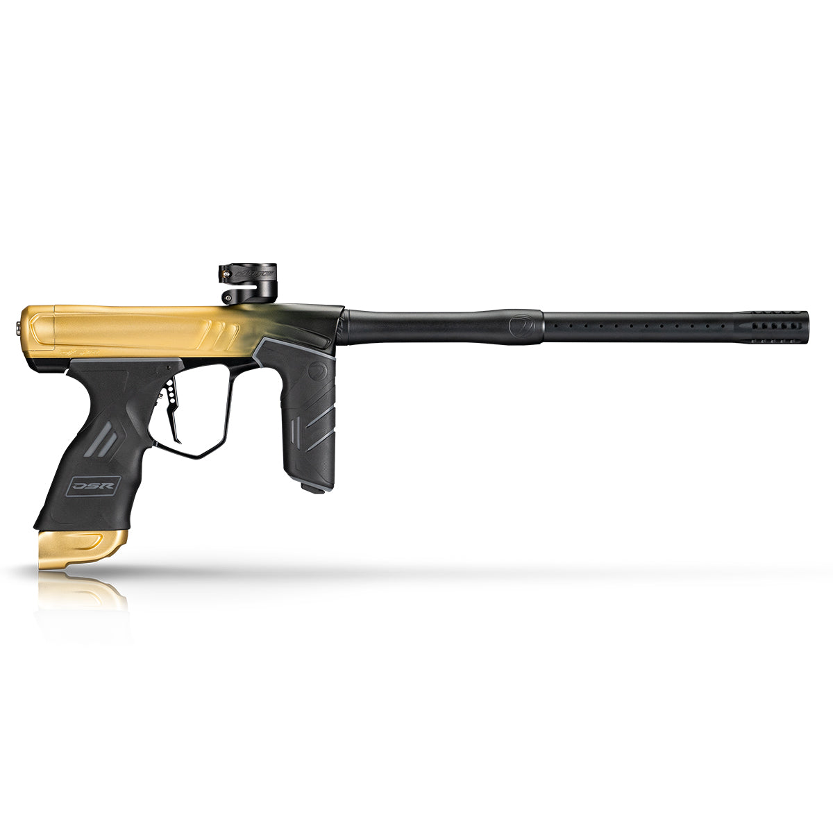 Dye DSR+ Paintball Gun - Dust Onyx Gold Fade