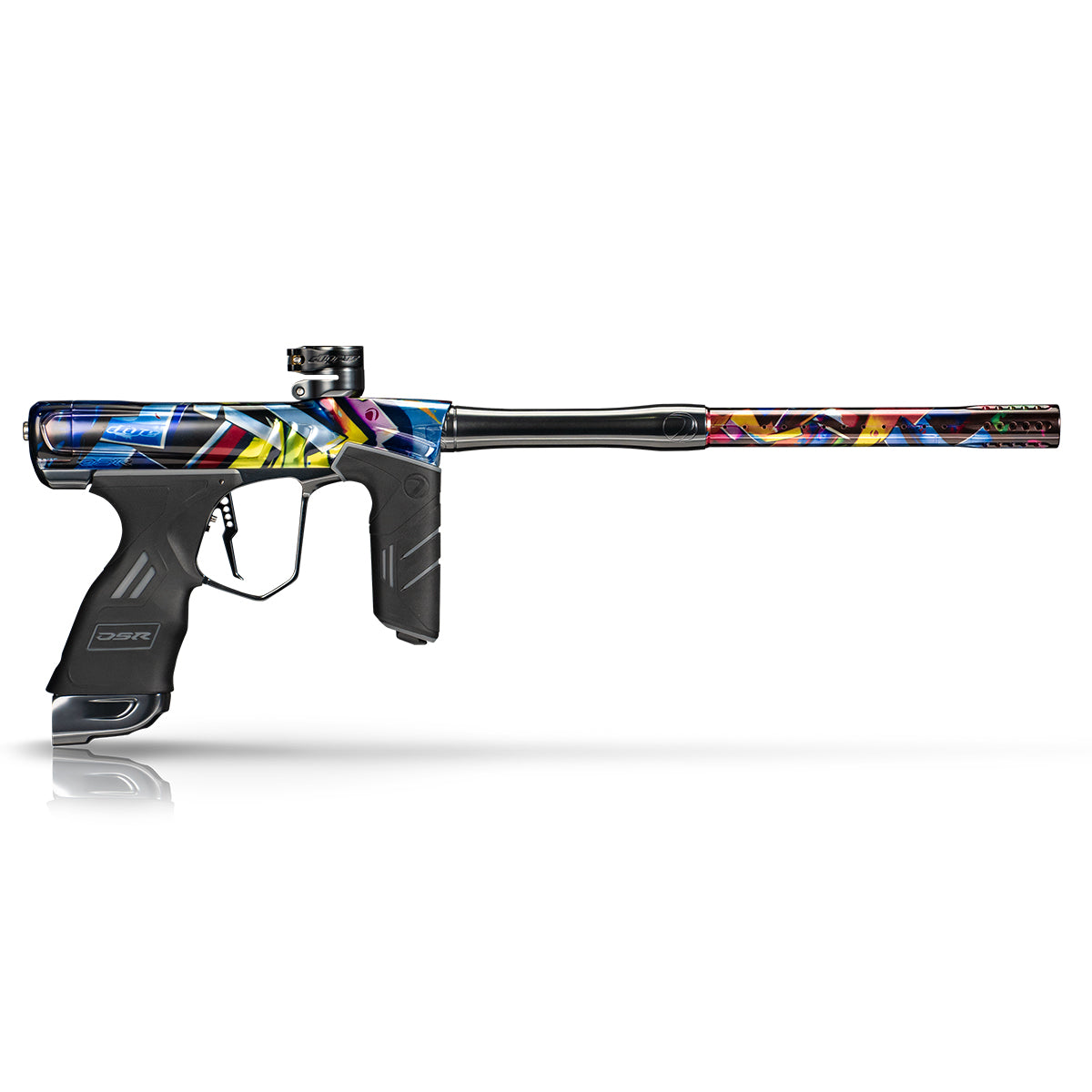 Dye DSR+ Paintball Gun - Polished PGA Tagged