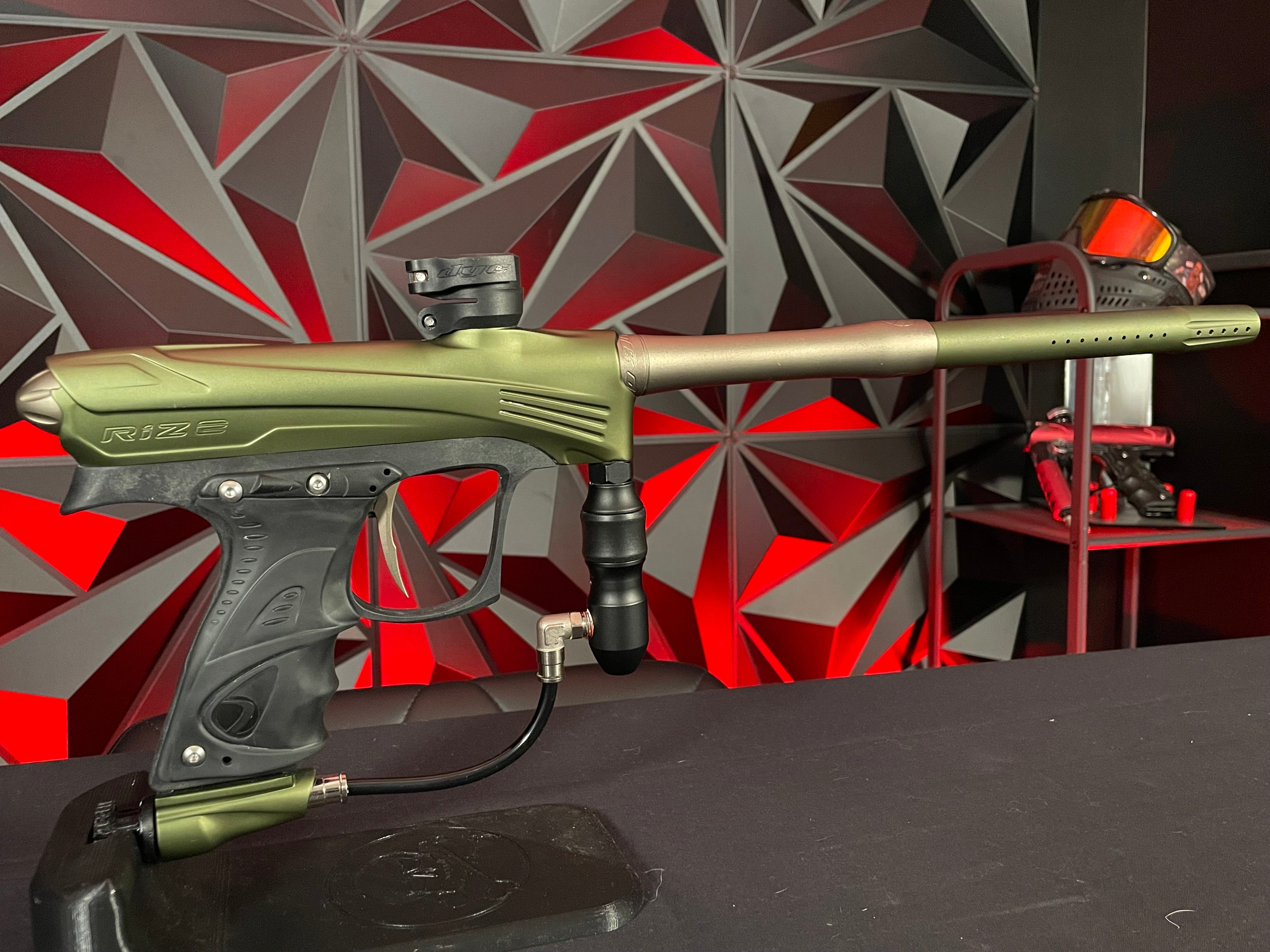 Used Dye CZR Paintball Marker- Olive/Tan