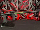 Used Planet Eclipse Gtek 180R Paintball Gun - Black w/Vyper Green Barrel Back & Infamous Deuce Trigger