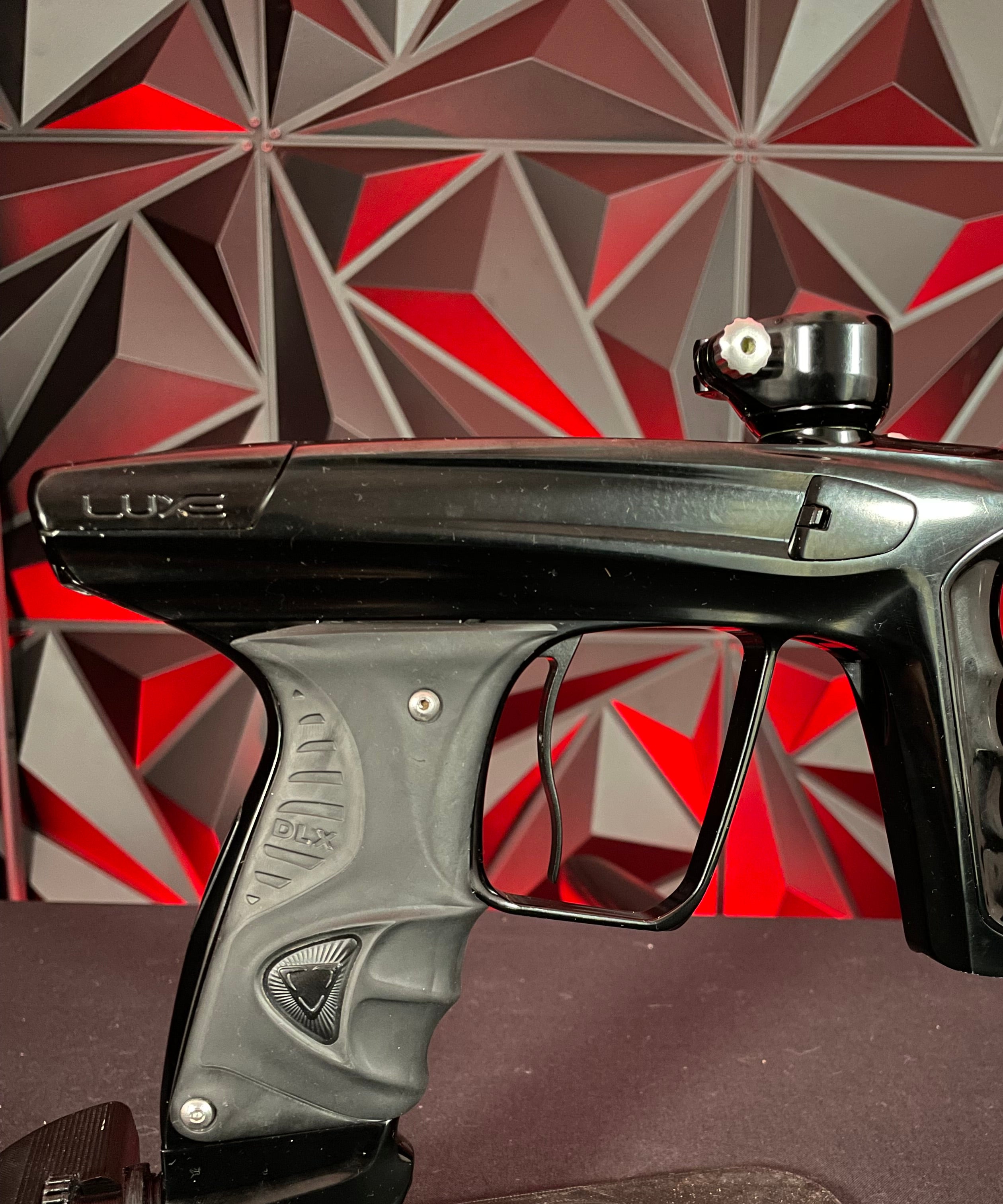 Used DLX Luxe X Paintball Gun - Polished Black