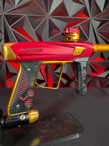 Used Empire Vanquish GT Paintball Gun - Red/Gold