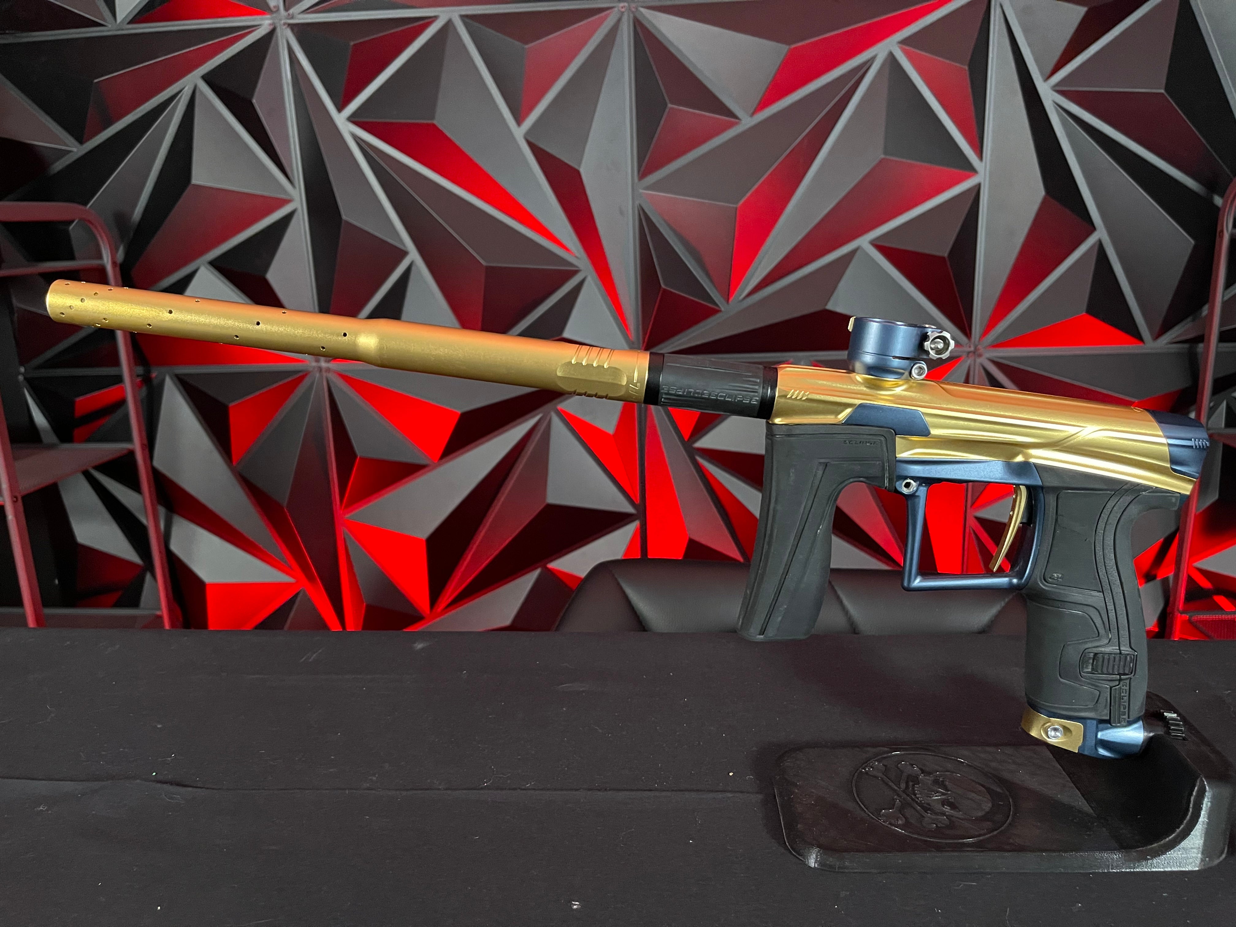 Used Planet Eclipse Geo 4 Paintball Gun - Gold/Blue