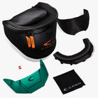 Carbon ZERO Pro Fade Paintball Mask - Less Coverage - Forest