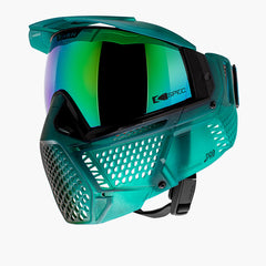 Carbon ZERO Pro Fade Paintball Mask - Less Coverage - Forest