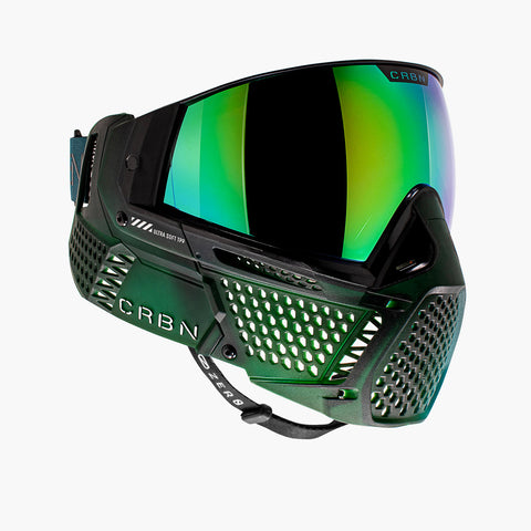 Carbon ZERO Pro Fade Paintball Mask - Less Coverage - Forest