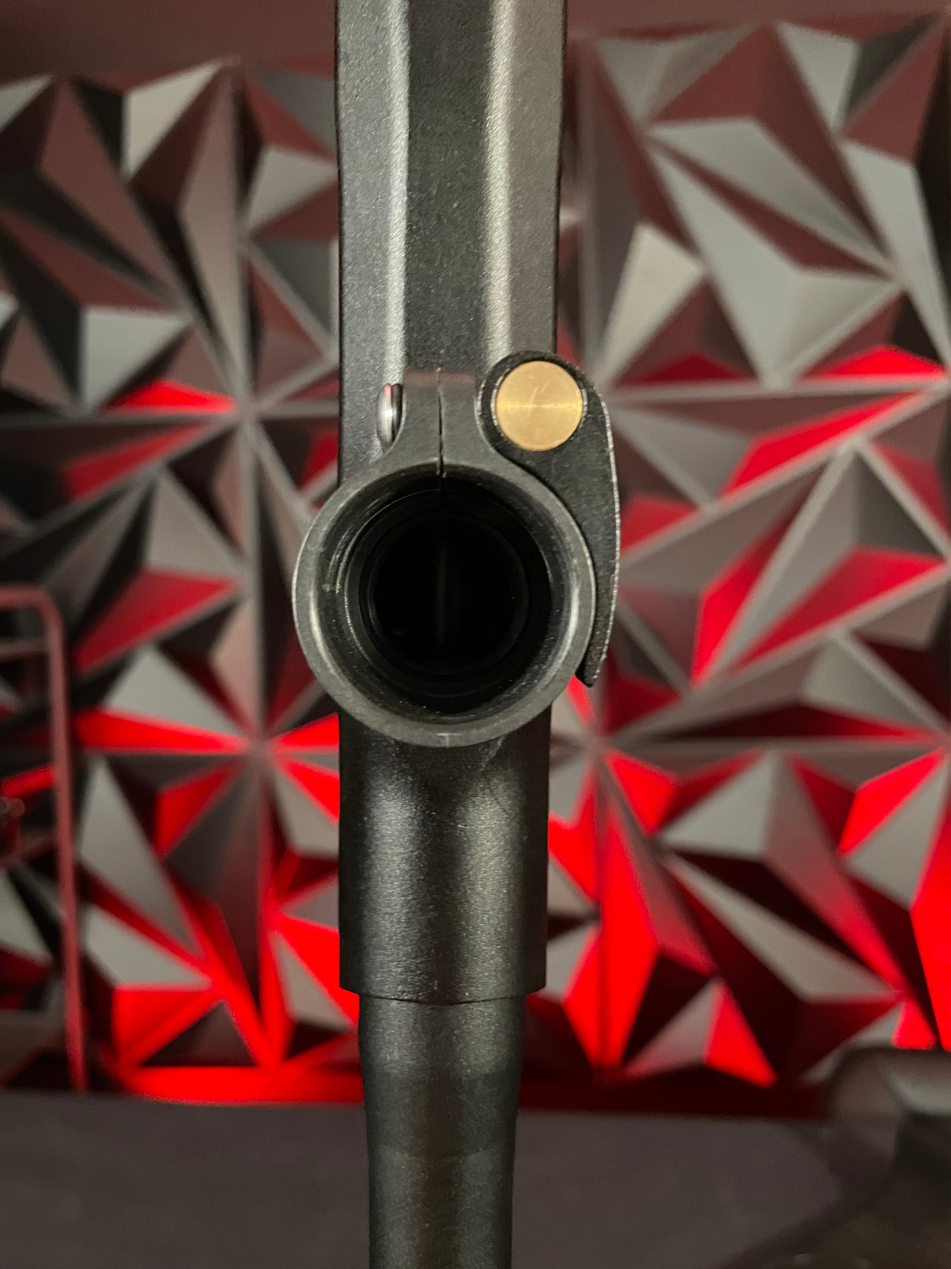 Used Empire Axe 2.0 Paintball Gun - Black w/ Redline Board & Red Deuce Trigger