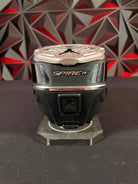 Used Virtue Spire IV Paintball Loader - Black w/Chrome Accent Kit w/HK Army Evo Pro Speedfeed