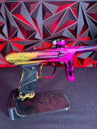 Used DLX Luxe TM40 Paintball Gun - LE Dust Pink/Yellow Smear
