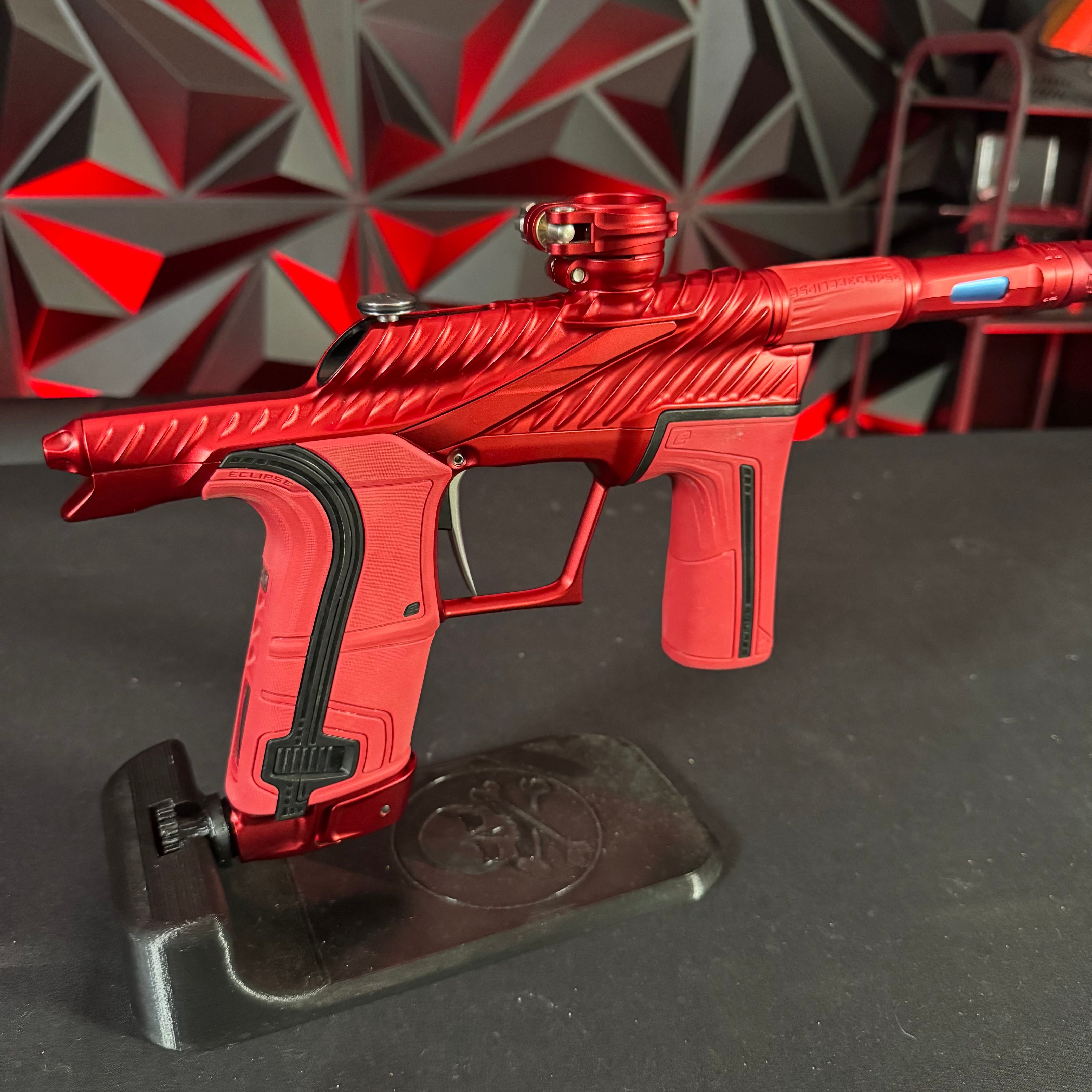 Used Planet Eclipse Twister LV2 Paintball Marker - Solid Red (O-Neg) w