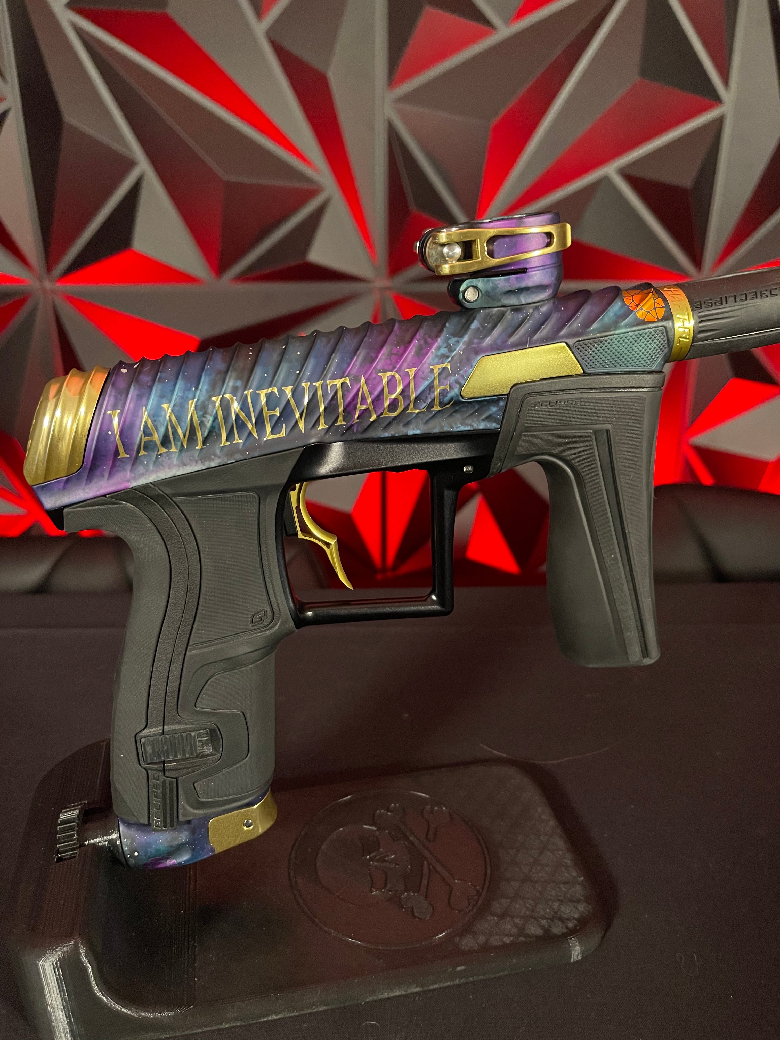 Used Eclipse Twister Geo 4 Paintball Gun Thanos Punishers