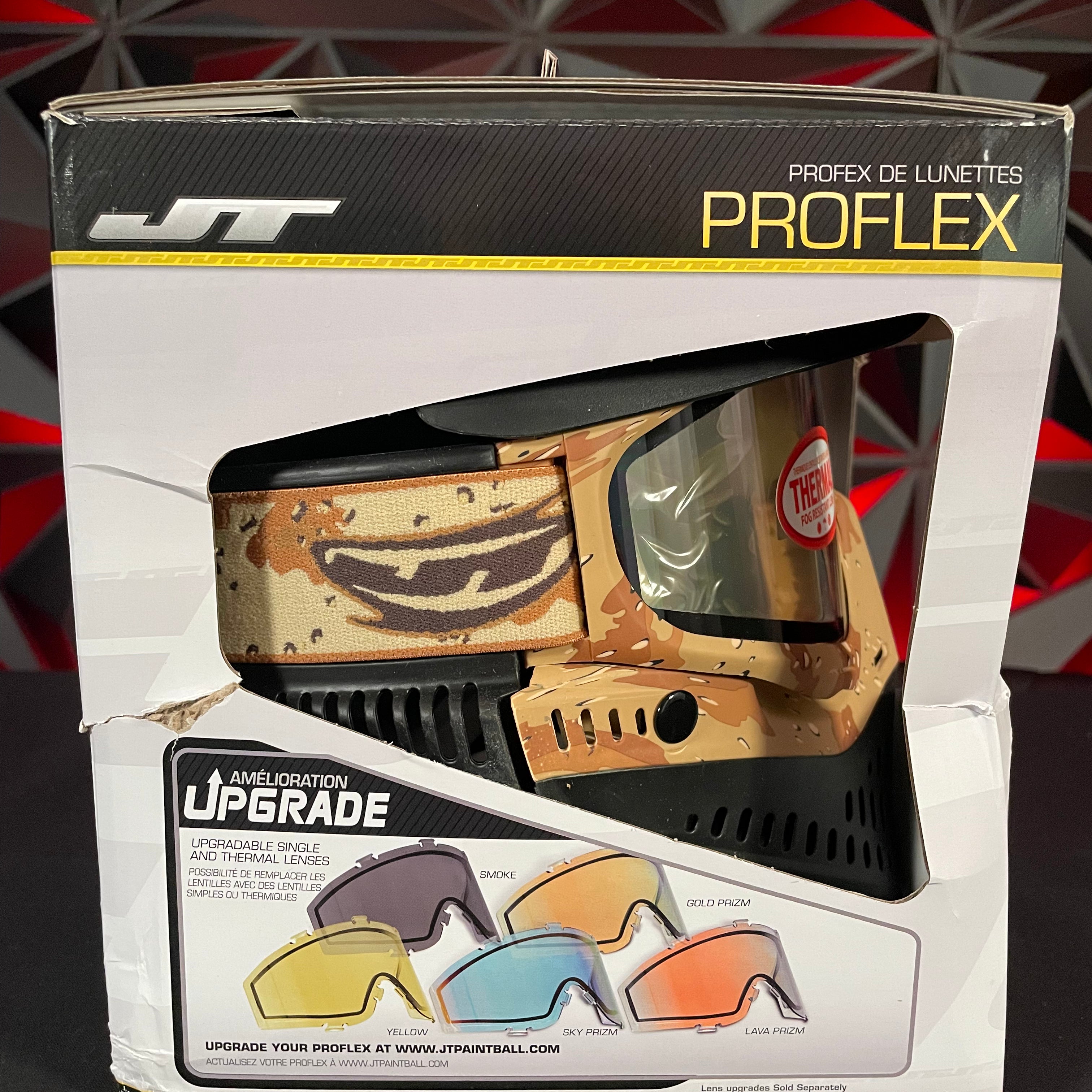 Used JT Proflex Paintball Mask - Cookie Dough