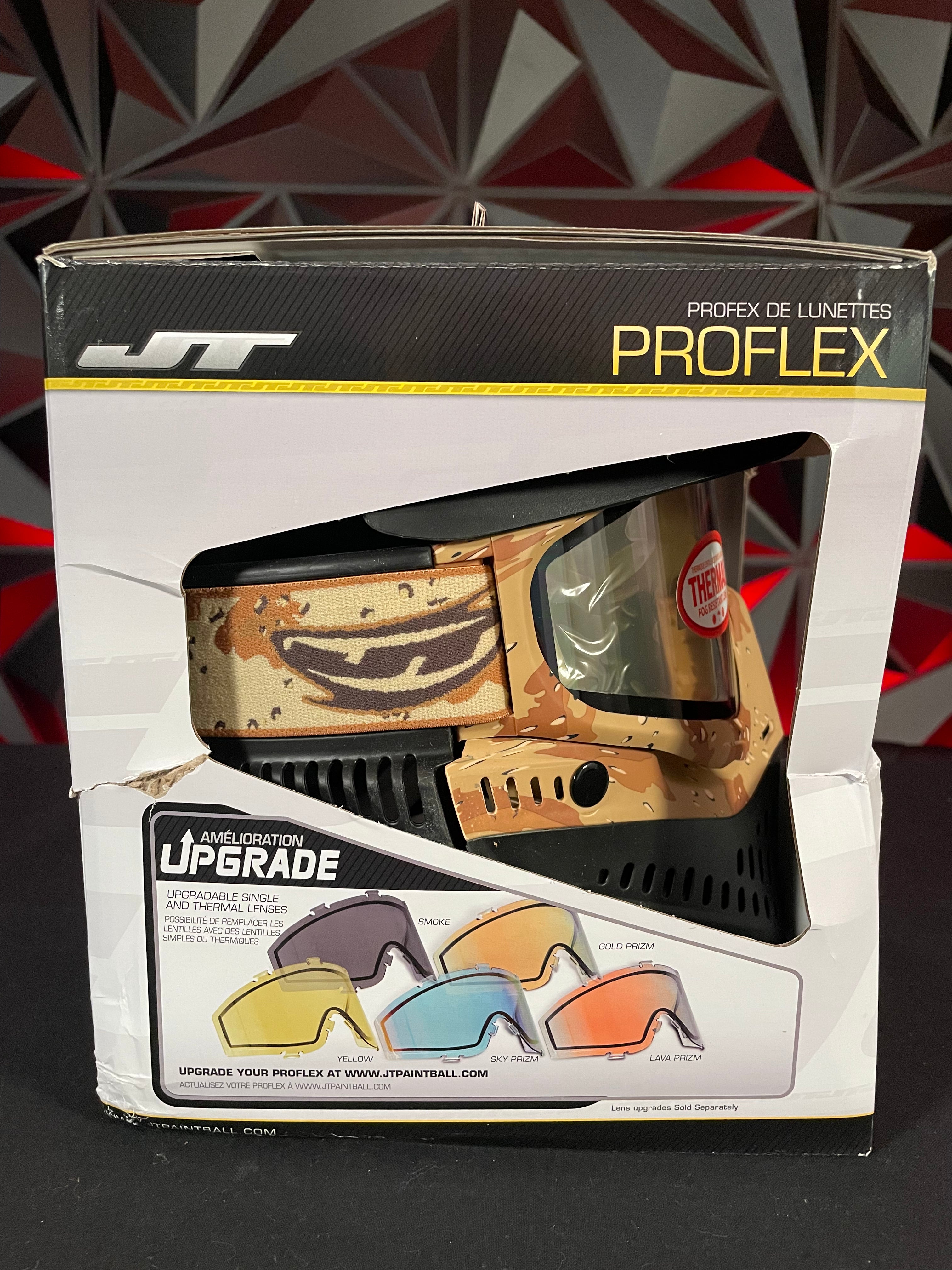 Used JT Proflex Paintball Mask - Cookie Dough