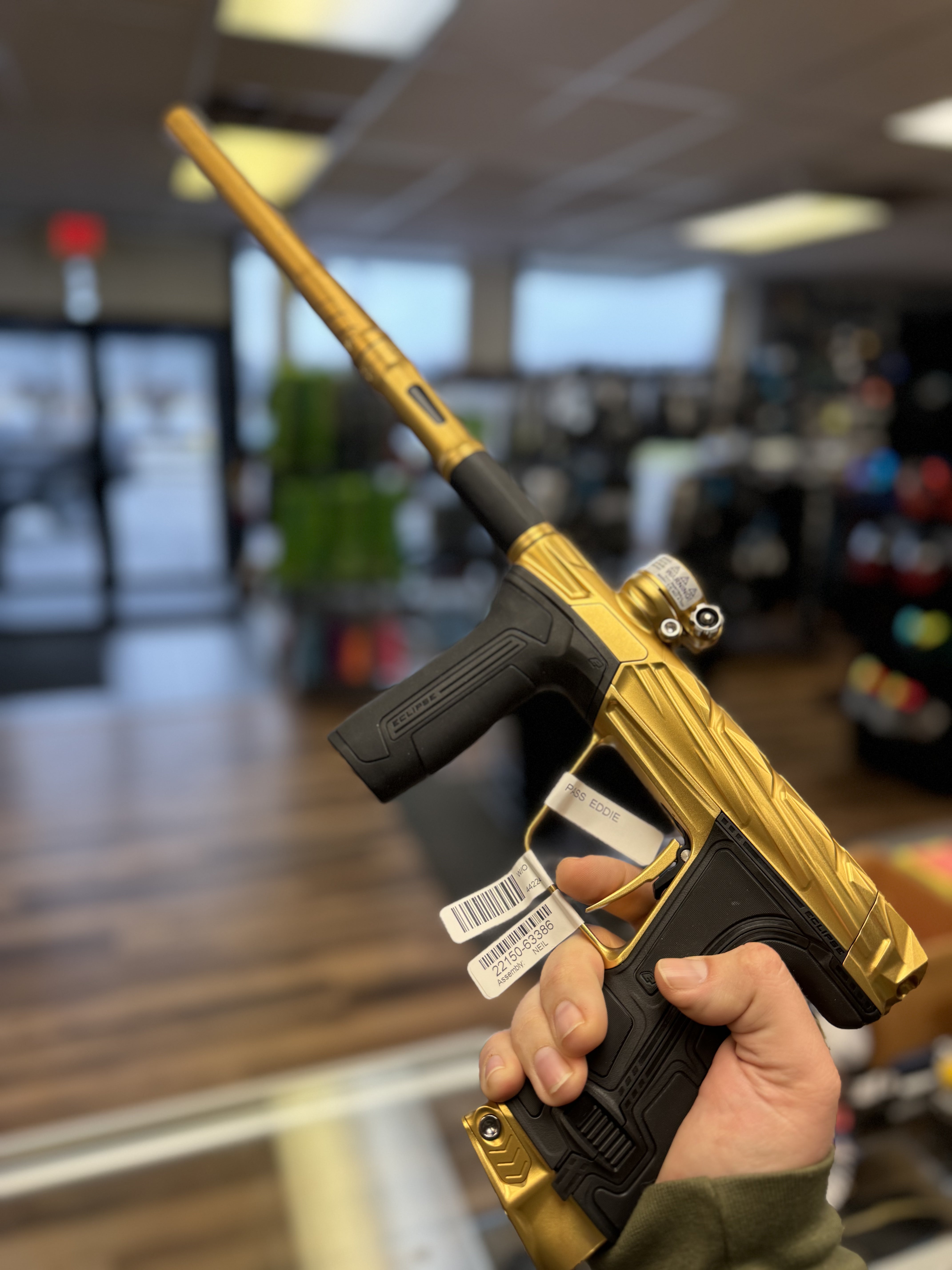 Infamous Edition Planet Eclipse CS3 Paintball Gun - Cartel (All Gold)