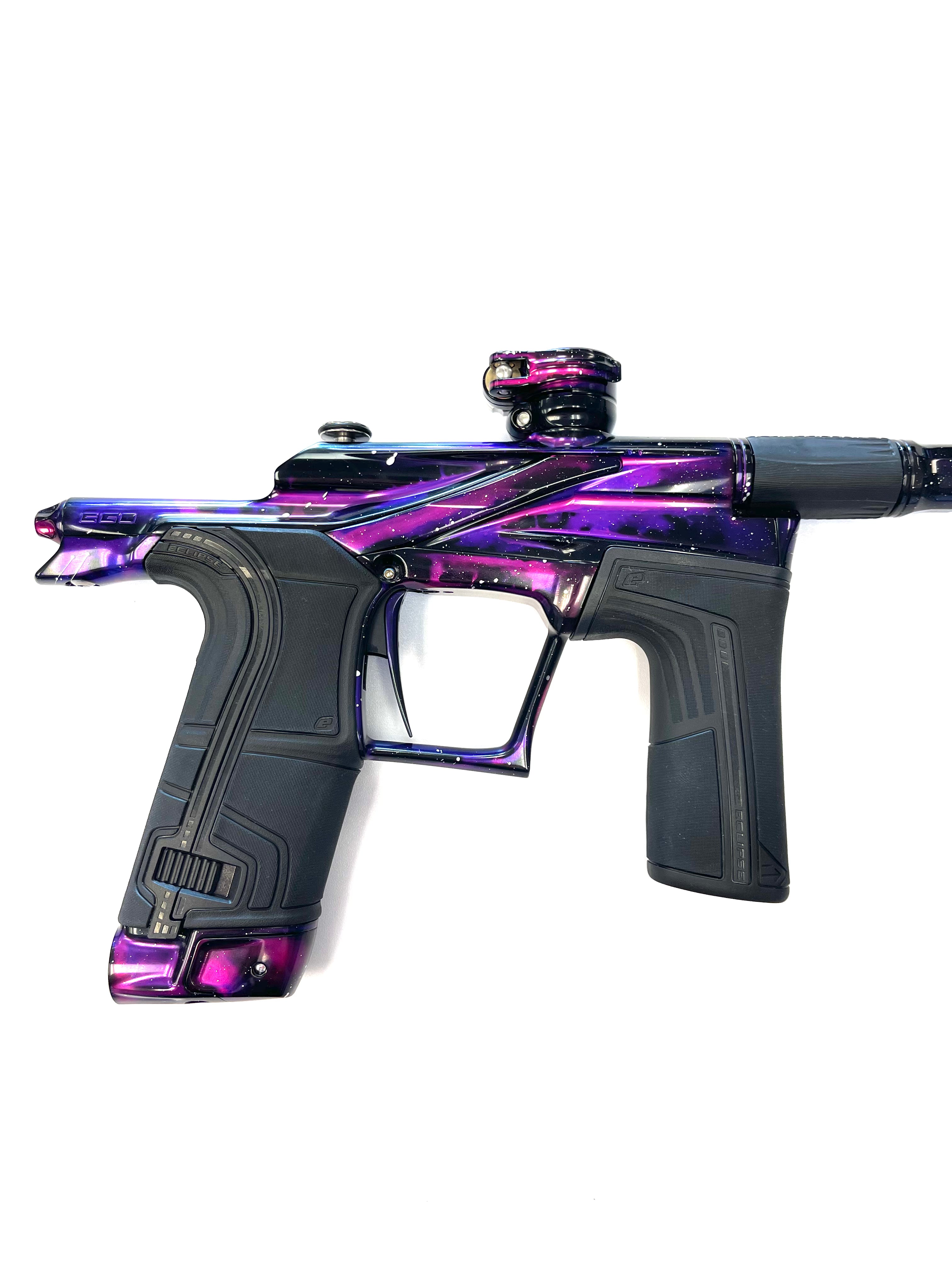 Planet Eclipse Ego LV2 ULTIMATE Paintball Gun - LE Polished Pink/Purple Nebula