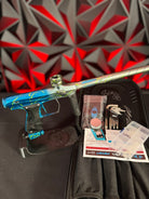 Used Shocker Amp Paintball Gun - LE Seattle Thunder Splash Fade w/ Matching Mech Frame