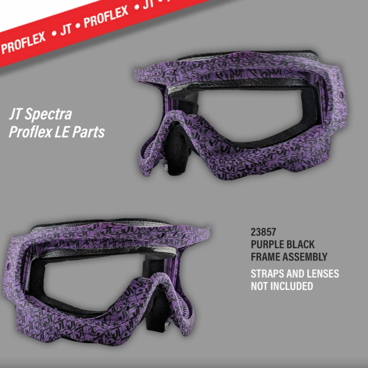 JT Spectra Proflex Frame Assembly - LE Circle Logo Purple Frame