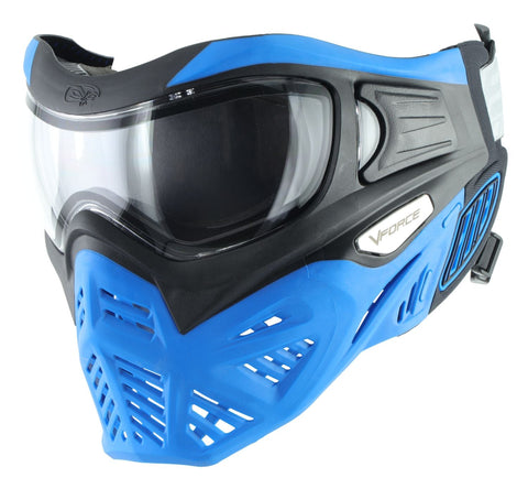 V-Force Grill 2.0 Paintball Mask - Azure (Black/Blue)