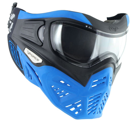 V-Force Grill 2.0 Paintball Mask - Azure (Black/Blue)