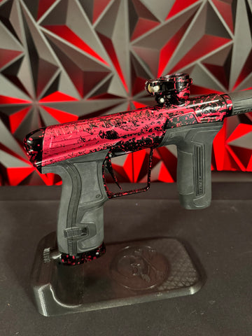 Used Infamous/Planet Eclipse CS2 Paintball Gun - Blood Splatter