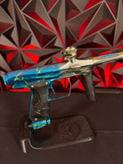 Used Shocker Amp Paintball Gun - LE Seattle Thunder Splash Fade w/ Matching Mech Frame